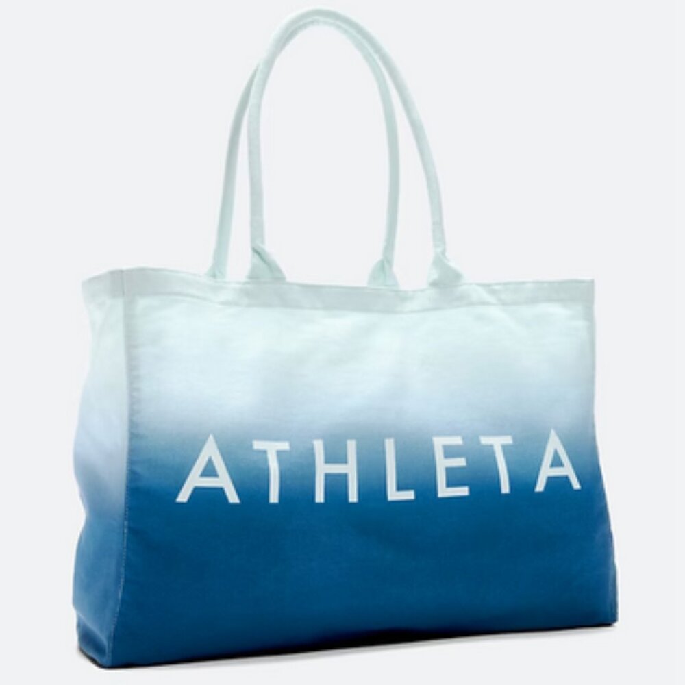 Athleta Tote Bag Wave Blue